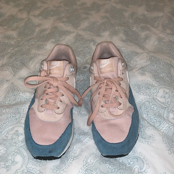 Nike air max 90s Blue and mauve pink - Picture 2 of 8